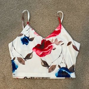 Floral crop top